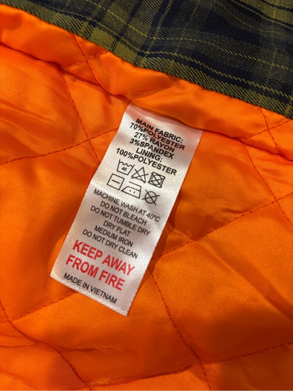 Anti- Hero Green and Yellow Plaid Snap Button-Front Shirt Jacket - Picture 7 of 7